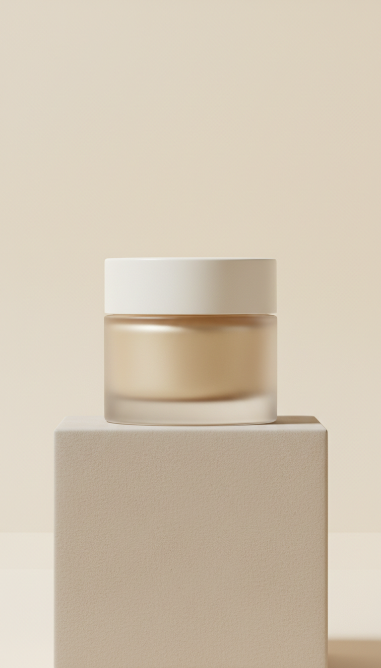 Crema iluminadora con péptidos